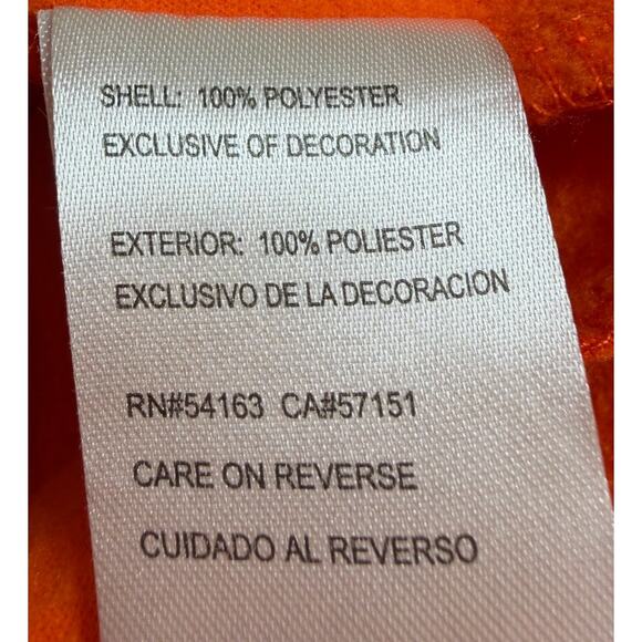 Denver Broncos Jacket Women XL Orange Full Zip NFL Pockets Team App - NEW - Picture 5 of 10